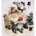 thumbnail image 1 of U.S. Cartoon Businessman. Namerican Cartoon By C. Jay Taylor 1896 Of The Businessman At The Mercy Of Politicians Of, 1 of 3