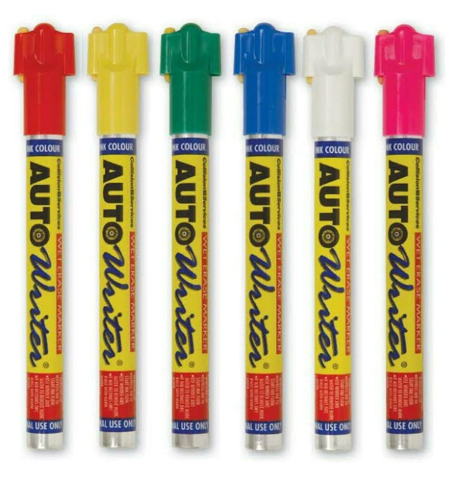 U.S. Chemical & Plastics AUTOWRITER Auto Writer PENS ASSORTMENT (USC-37000) - 6 Pens