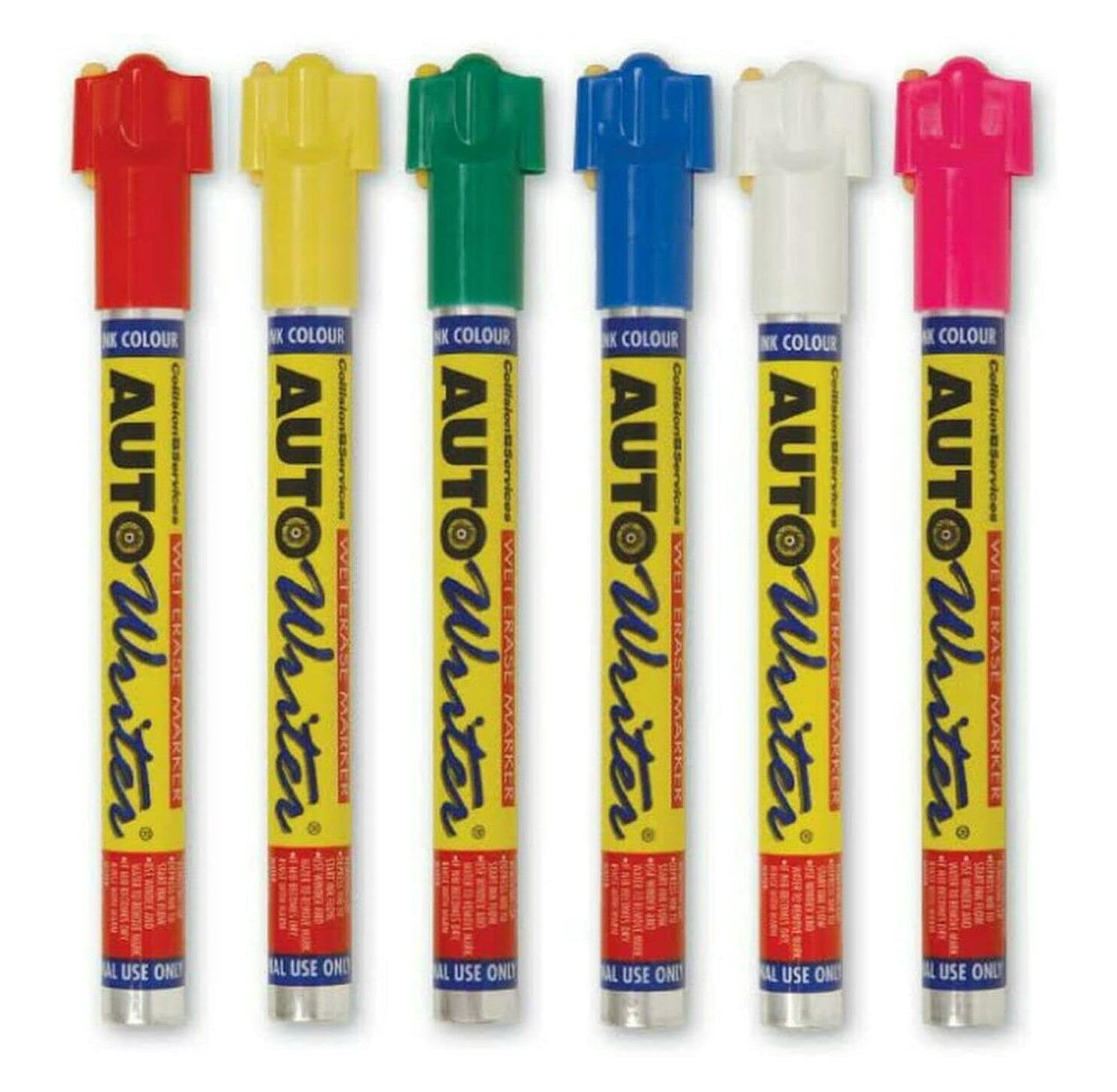U.S. Chemical & Plastics AUTOWRITER Auto Writer PENS ASSORTMENT (USC-37000) - 6 Pens
