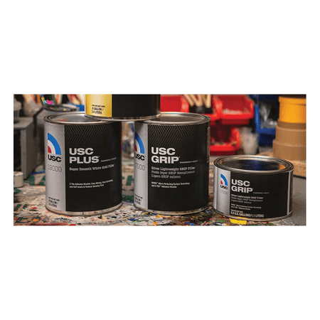US Chemical PLUS 19000 Auto Body Filler, WG55 1-Gallon, Fast Cure