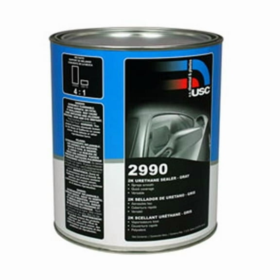 US Chemical & Plastics 2990-1 2K Urethane Primer Sealer - Gray, Gallon USC-2990-1