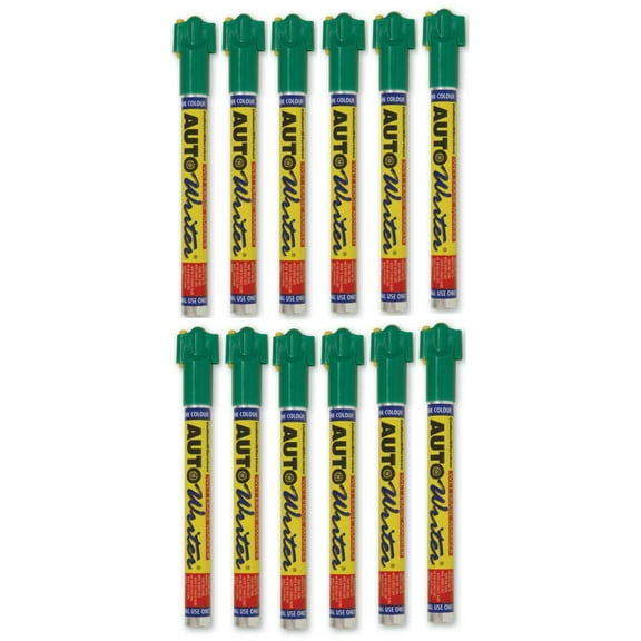 U. S. Chemical & Plastics USC 37007 Auto Writer, Green, Pack of 12