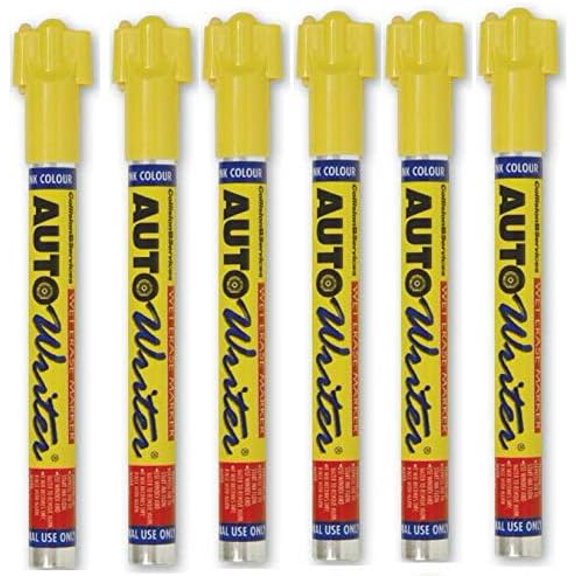 U.S. Chemical & PlasticsAuto Writer PENS YELLOW (USC-37003) - 6 Pens$$Office