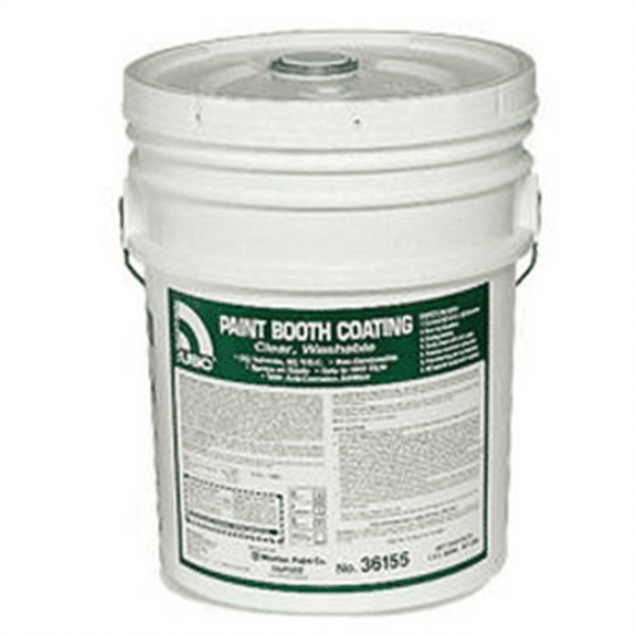 US Chemical 36155 Paint Booth Coating, 5 gal Bucket, Clear