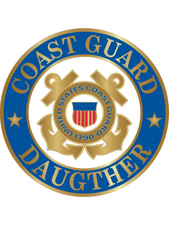 Eagle Emblems P13010 Pin - United States Coast Guard, Logo, Daughter - 1.25 in.