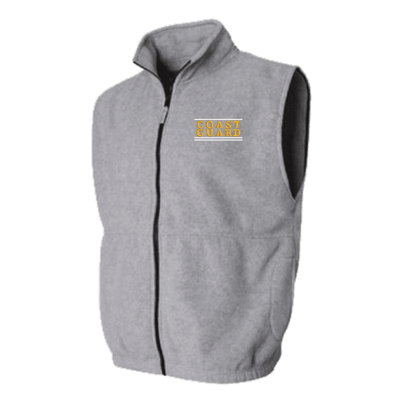 U.S. Coast Guard Script Sierra Pacific Full-Zip Fleece Vest
