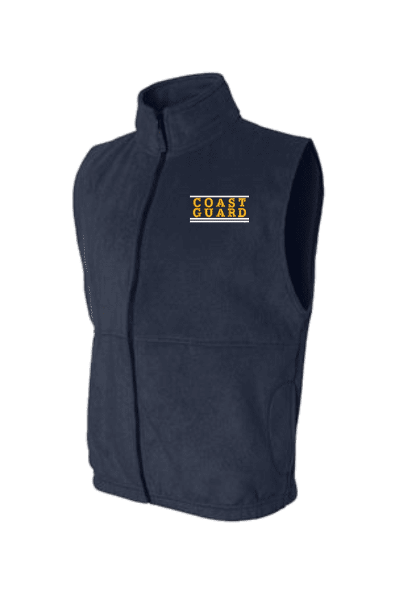 U.S. Coast Guard Script Sierra Pacific Full-Zip Fleece Vest