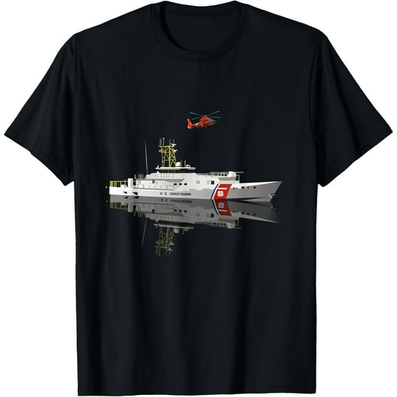 U.S Coastguard Coast Guard Veteran Flag USCG Veterans Day T-Shirt