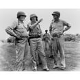 thumbnail image 1 of U.S. Commanders On An Inspection During World War 2 History (36 x 24), 1 of 2