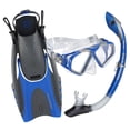 thumbnail image 1 of U.S. Divers Adult Cozumel TX Mask, Island Dry Snorkel, HingeFlex Fins Set, 1 of 4