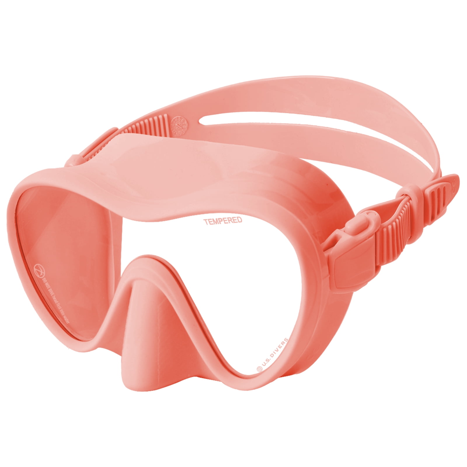 U.S. Divers Adult Tropic Snorkel Mask (Coral)