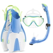 U.S. Divers Manta Kids Snorkel Set Blue