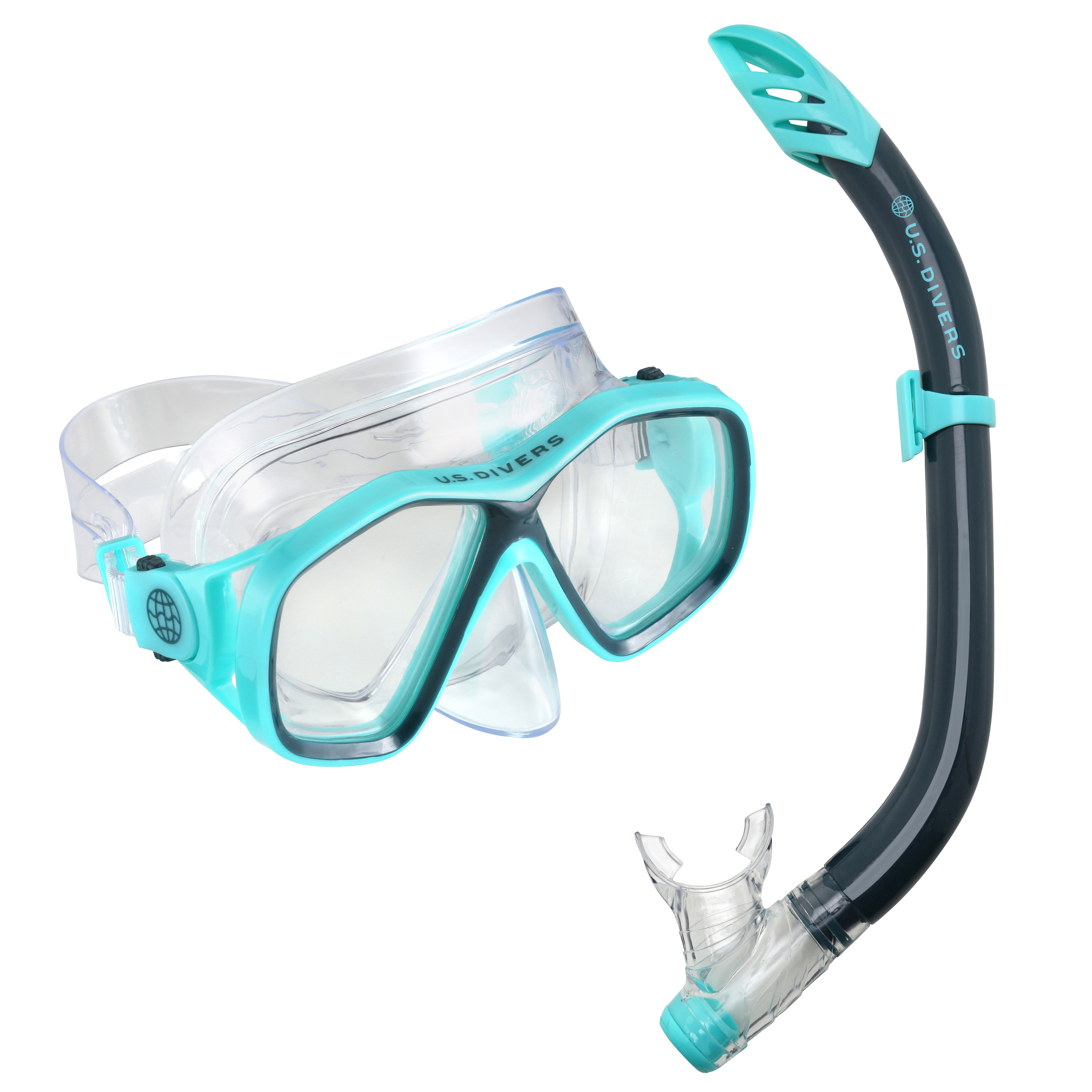 U.S. Divers Playa Adult Snorkeling Combo - Mask and Snorkel Included (Teal & Blue) - image 1 of 10