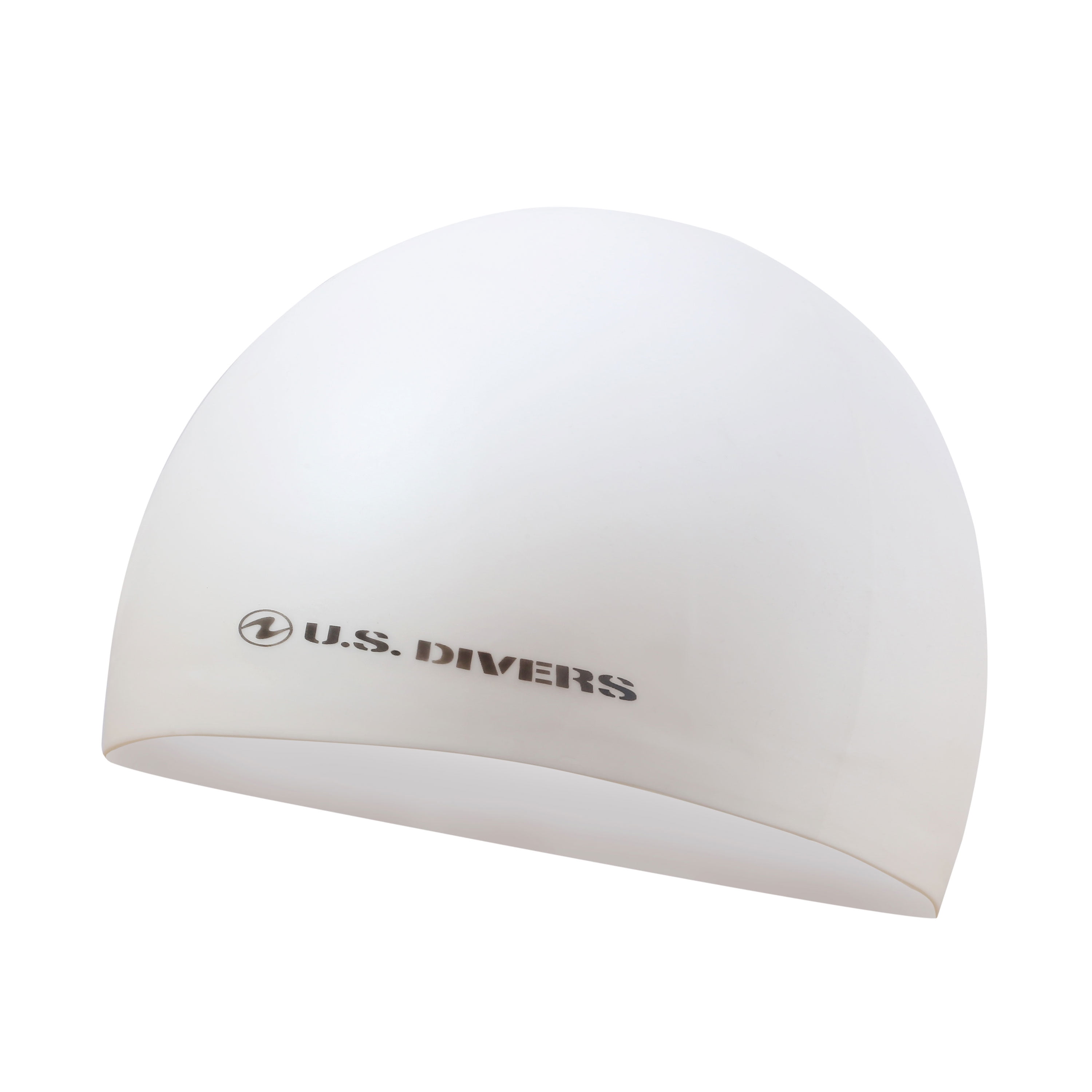 U.S. Divers Silicone Swim Cap Lady White