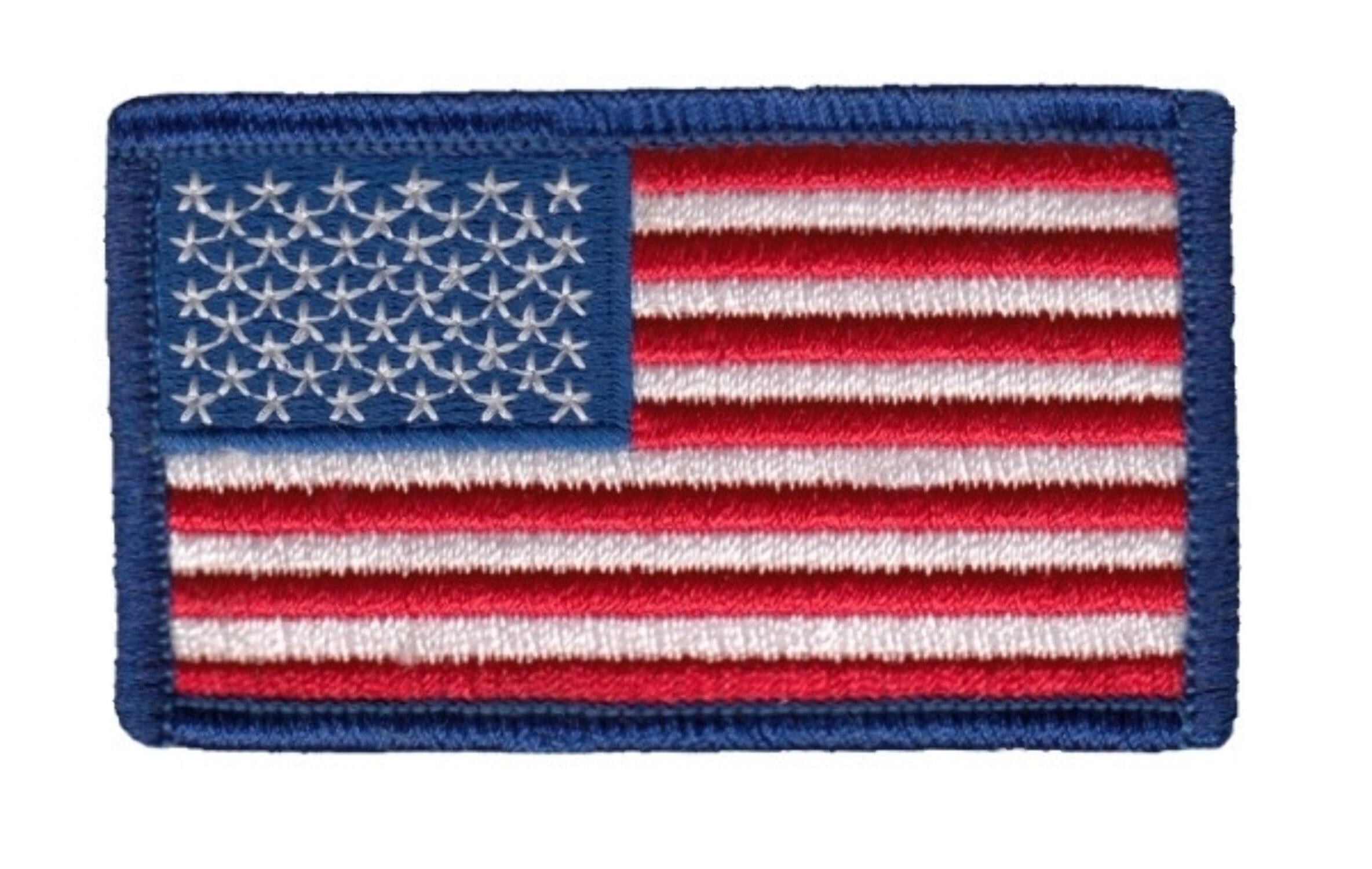 U.S. Flag Patch, Royal, 2-1/2x1-1/2 - Walmart.com