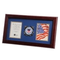 thumbnail image 1 of Allied Frame US Coast Guard Medallion Double Picture Frame - Two 4 x 6 Photo Openings, 1 of 4
