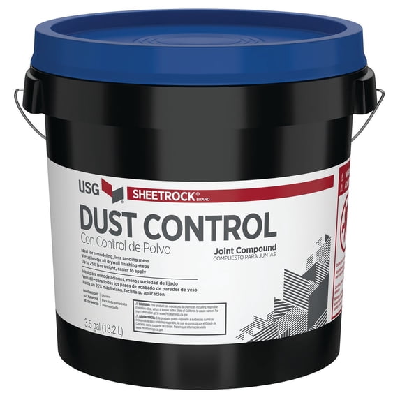 USG Plus 3 Dust Control Compound - Pre-Mixed, Durable - 3.5GAL ...