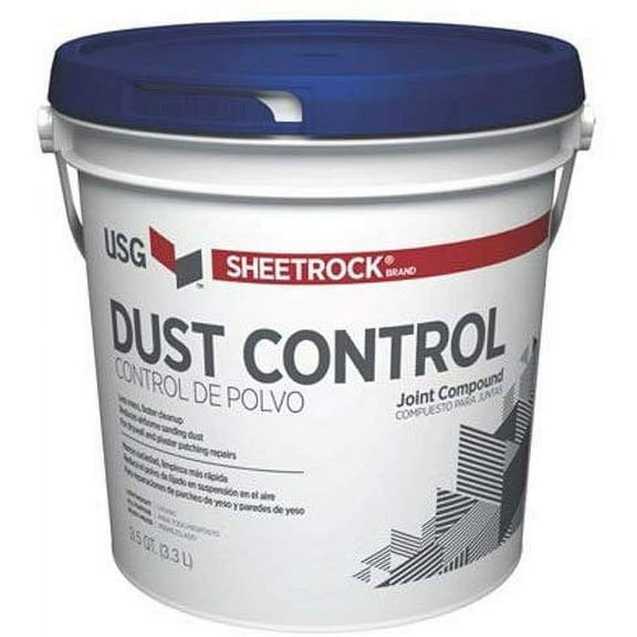 USG Plus 3 Dust Control Compound - Pre-Mixed, Durable - 3.5GAL