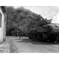 thumbnail image 1 of U.S. Infantrymen Running Through The Smoke-Filled Streets Of Wernberg History (24 x 18), 1 of 2