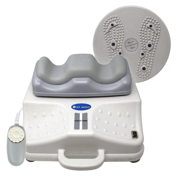 Daiwa Felicity Vitality Swing & Core Twister Bundle – Passive Exercise for Relaxation, Circulation, and Core Strength – Lymphatic Chi Machine + Magnetic Waist Twister Board