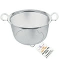 thumbnail image 1 of U.S. Kitchen Supply Stainless Steel 3 Quart Wide Rim Mesh Net Strainer Basket with Resting Feet and Wide Handles, 1 of 5