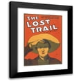 thumbnail image 1 of U.S. Lithograph Co. 18x24 Black Modern Framed Museum Art Print Titled - The Lost Trail (1907), 1 of 5