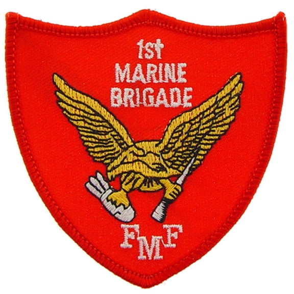 U.S.M.C. 1st Marine Brigade FMF Patch 3"