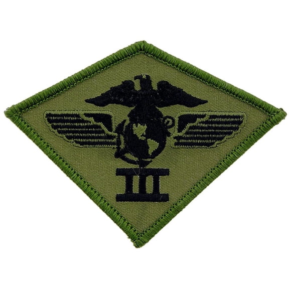 U.S.M.C. 3rd Marine Aircraft Wing Patch Green 3"