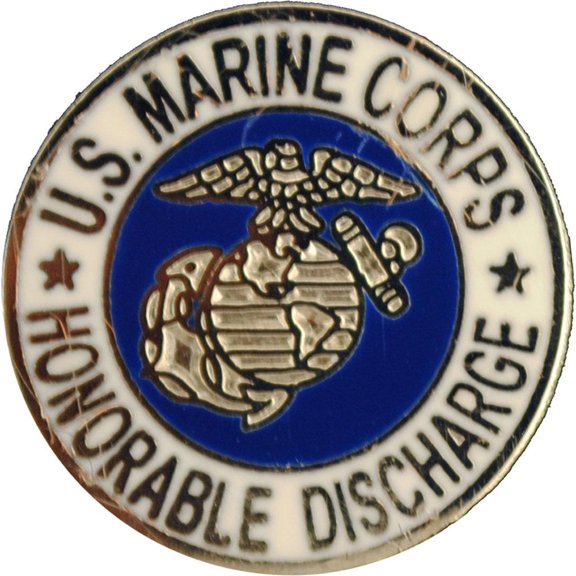 Eagle Emblems P15723 Pin - USMC, Honor.Dis.Mini - 0.56 in.