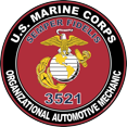 thumbnail image 1 of U.S.M.C. MOS 3521 Organizational Automotive Mechanic Decal 3.8" - Red, 1 of 1
