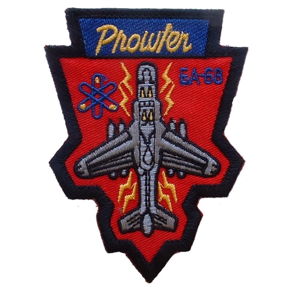 U.S.M.C. Prowler EA-6B Patch Red & Gray 3"