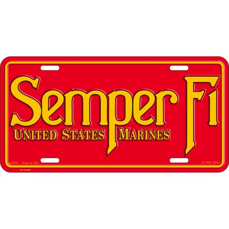 U.S.M.C. Semper Fi License Plate