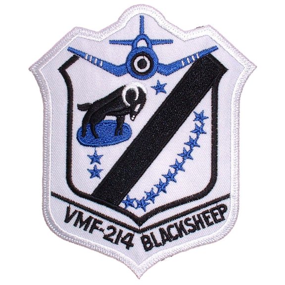 U.S.M.C. VMF-214 Blacksheep Patch 3"