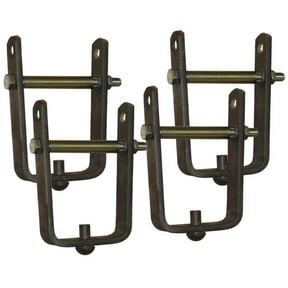 U.S. MADE 2-1/2 inch MEGA-DUTY Axle LEAF SPRING REBOUND CLAMPS - SET OF FOUR (4) (OFF-ROAD VEHICLES)