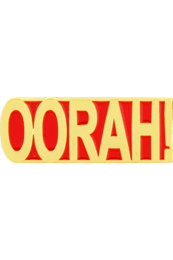 U.S. MARINES, USMC OORAH! - Original Artwork, Expertly Designed PIN - 1.125"