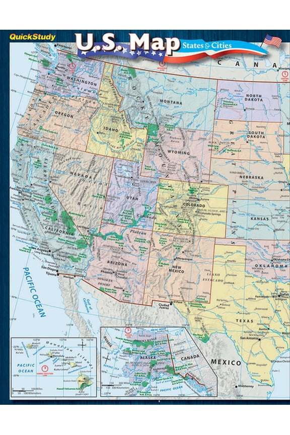 U.S. Map: States & Cities Guide (Other)