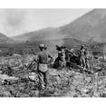 thumbnail image 1 of U.S. Marine Artillery Softens Up North Koreans For Marine Infantrymen History (24 x 18), 1 of 2