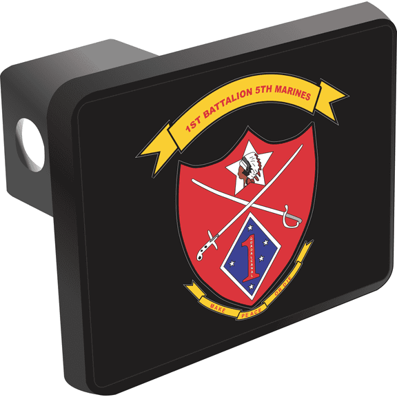 U.S. Marine Corps 1st Marine 1st Battalion 5th Regiment Hitch Cover
