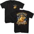 thumbnail image 1 of U.S. Marine Corps Enlisted and Flag Black Adult T-Shirt, 1 of 2