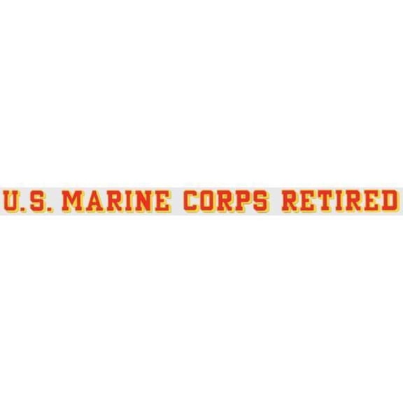 U.S. Marine Corps Retired 24.75"x1.5" Window Strip