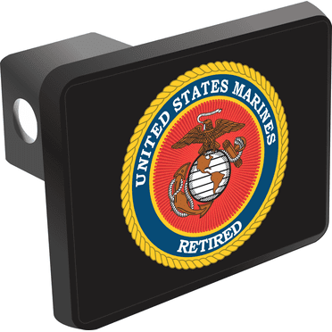 2" Hitch Receiver Plug Cover Insert – US Navy Logo, Class 3, Clip-On, Multicolor, CCP Custom Parts