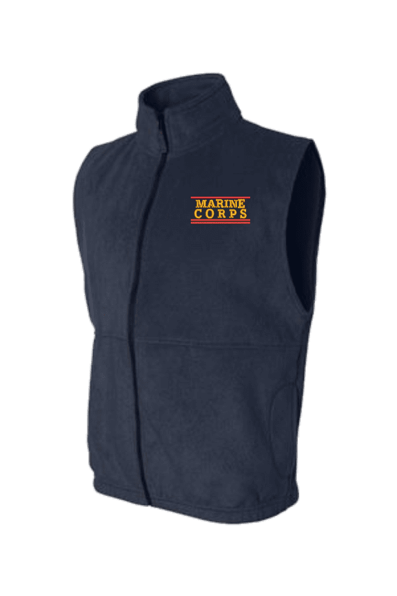 U.S. Marine Corps Script Sierra Pacific Full-Zip Fleece Vest
