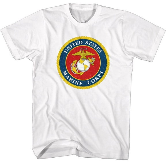 U.S. Marine Corps Seal White Adult T-Shirt