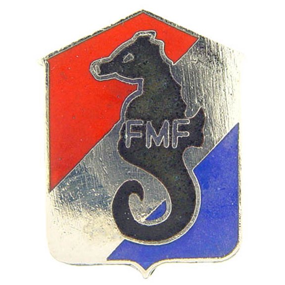 U.S. Marines, 013th Def Battalion - Officially Licensed Original Artwork, Enamel Lapel Pin - 1"