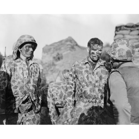 U.S. Marines After Completing A Successful Mission In Enemy Territory Somewhere Along The Korean Battle-Front. Sept. 26