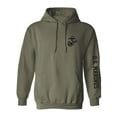 thumbnail image 1 of U.S. Marines Black Sleeve Print Adult Hooded Sweatshirt, 1 of 3