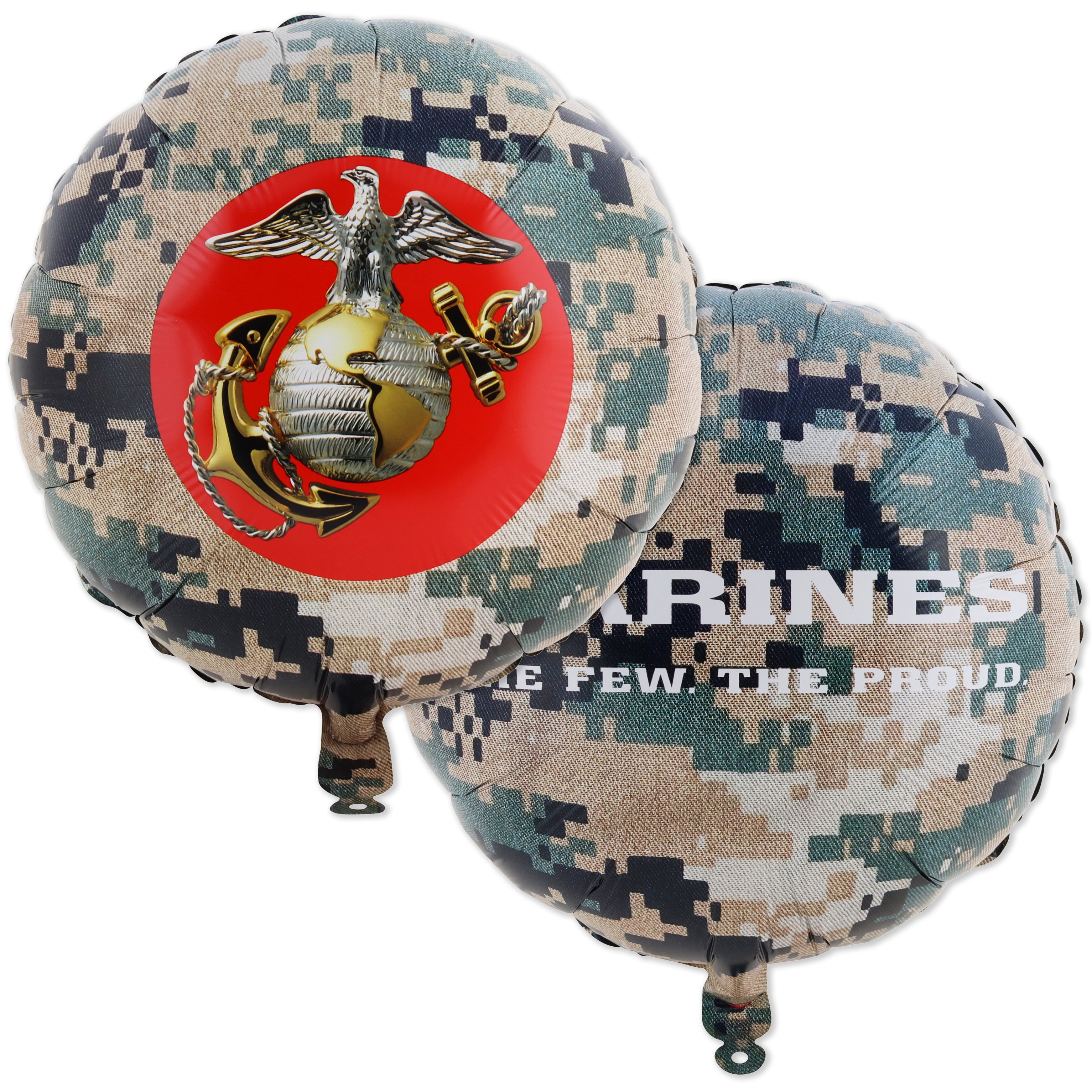 U.S. Marines CAMO Party Balloons (3 Pcs.)! 3 Official Marines Mylar Balloons featuring the Eagle & Globe! Great for your Marines Birthday, Homecoming, Graduation & More. by Havercamp.