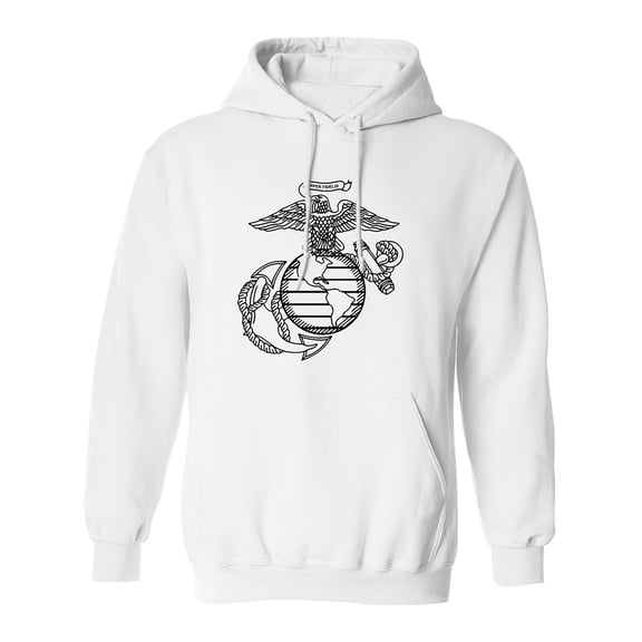 U.S. Marines "Eagle, Globe and Anchor" Adult Hooded Sweatshirt