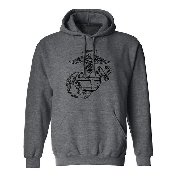 U.S. Marines "Eagle, Globe and Anchor" Adult Hooded Sweatshirt