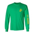 thumbnail image 1 of U.S. Marines Gold Sleeve Print Adult Long Sleeve T-shirt, 1 of 3